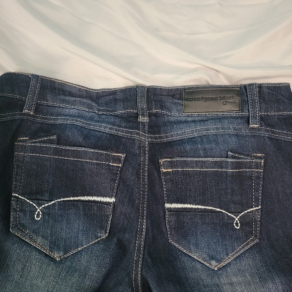 Super Flare Twenty One Black Rue 21 Denim Jeans - Picture 4 of 4